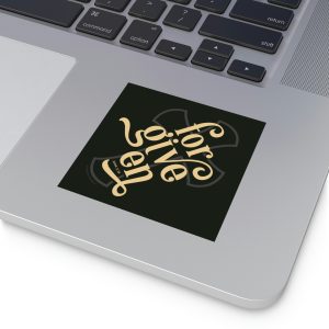 Forgiven Square Vinyl Sticker