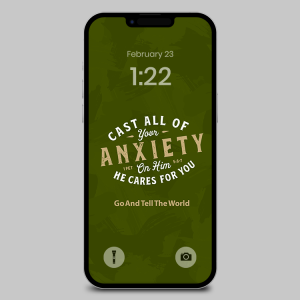 Cast Your Anxiety Phone Wallpaper