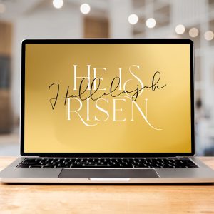 He Is Risen Desktop Wallpaper