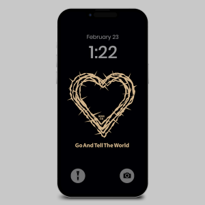 Crown of Love Phone Wallpaper